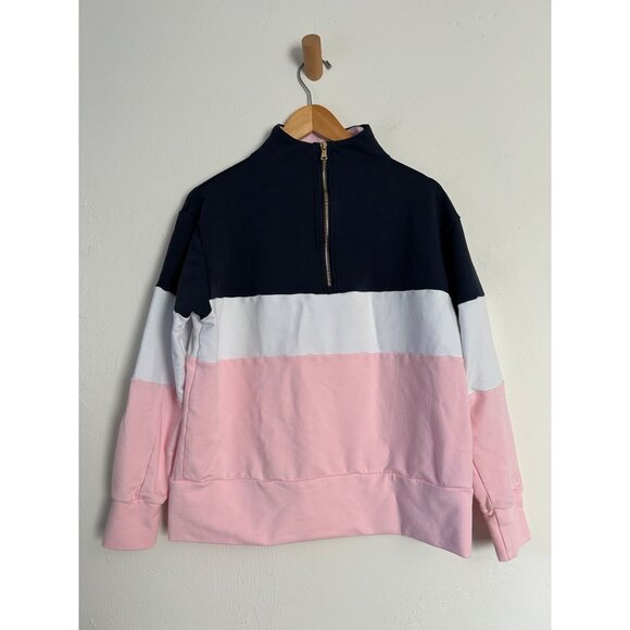 Addison Bay Women's Medium Varsity 1/4 Zip Pullover - Picture 2 of 12